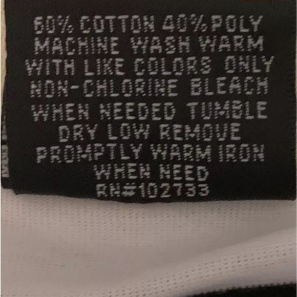 Black and White Short Sleeve Tee with Stripes - Picture 7 of 11